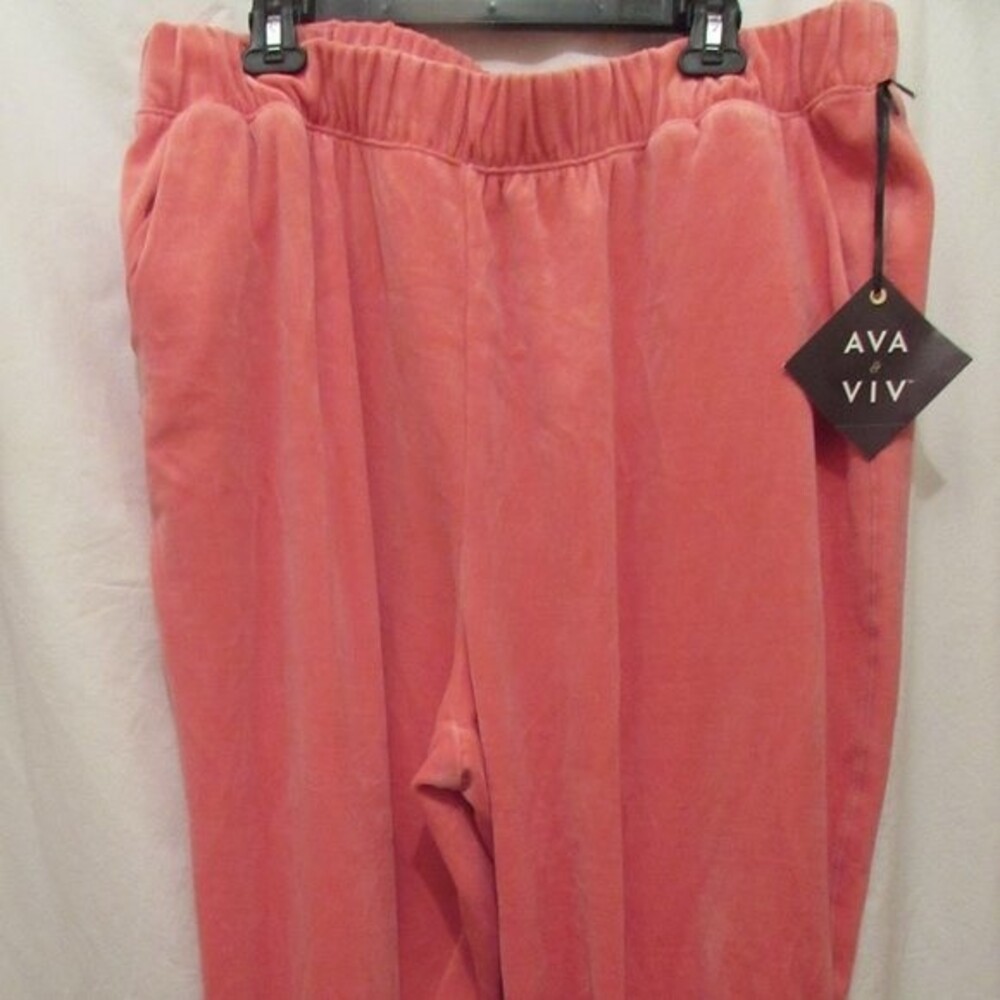 AVA & VIV WOMEN'S JOGGER PANTS SWEATPANTS SIZE 1X 16W/18W PLUS SIZE NEW …